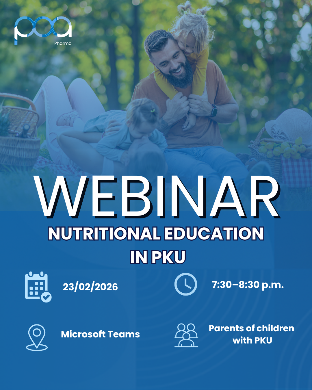 A New Impulse for Families: Webinar on Nutritional Education in PKU on February 23, 2026