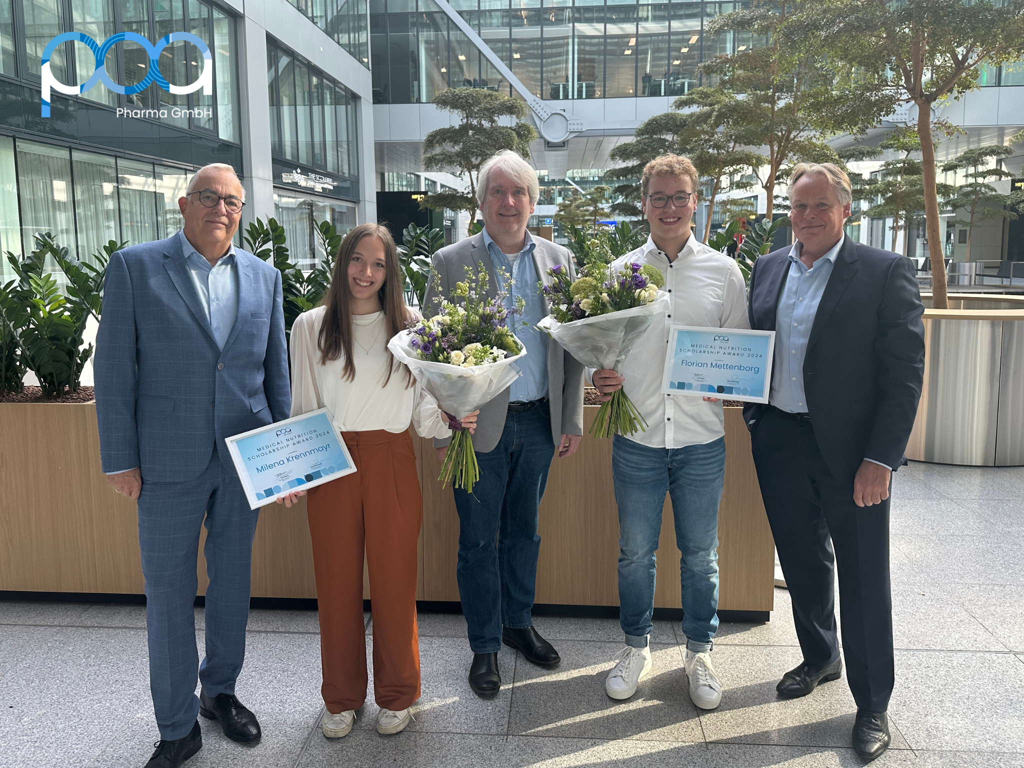 POA Pharma GmbH – Die Gewinner des Medical Nutrition Scholarship 2024